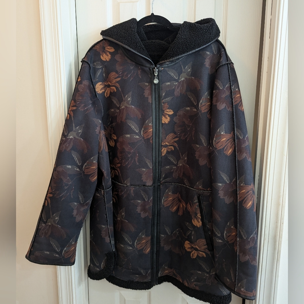 Laurier and Co Reversible Hooded Coat NWOT